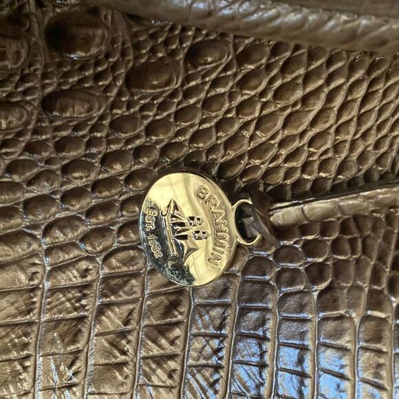 BRAHMIN Joan Women’s Large 15X6.5X11 Golden Tan - Picture 8 of 10